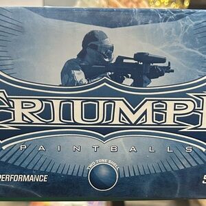 Triumph Blue Graphic Paintballs Box